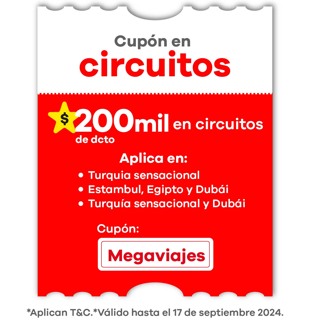 cupon circuitos